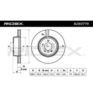 Disque de frein pour BMW, VOLVO- 31410568 31471034