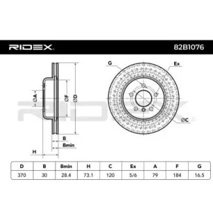 Disque de frein pour BMW- 34106797606