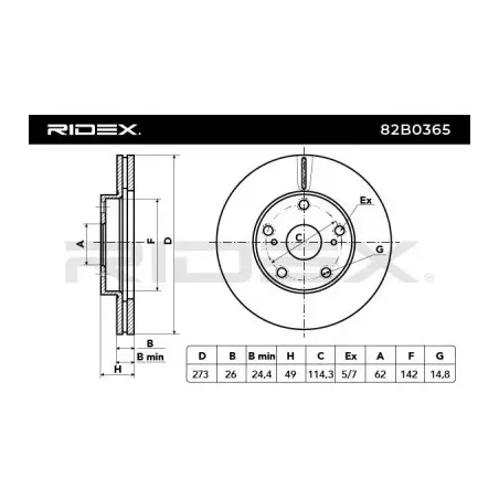 Disque de frein pour TOYOTA- 4351202180, 4351202200, 4351212690 43512YZZAC