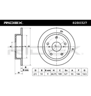 Disque de frein pour TOYOTA- 4243105040