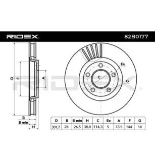Disque de frein pour CHRYSLER DODGE- 46833918AB