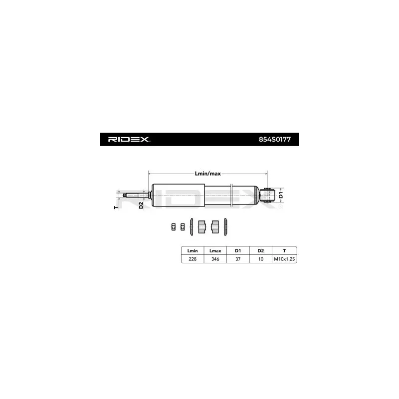 Amortisseur pour MITSUBISHI- MR151227