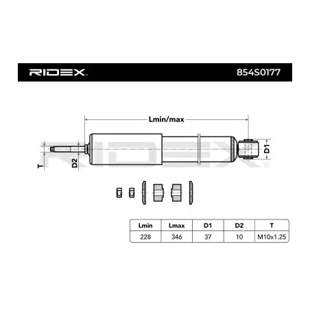 Amortisseur pour MITSUBISHI- MR151227