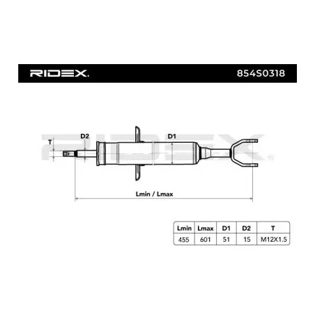 Amortisseur pour AUDI, SKODA, VW- 3B0413031S, 3B7413031 4B3413031F