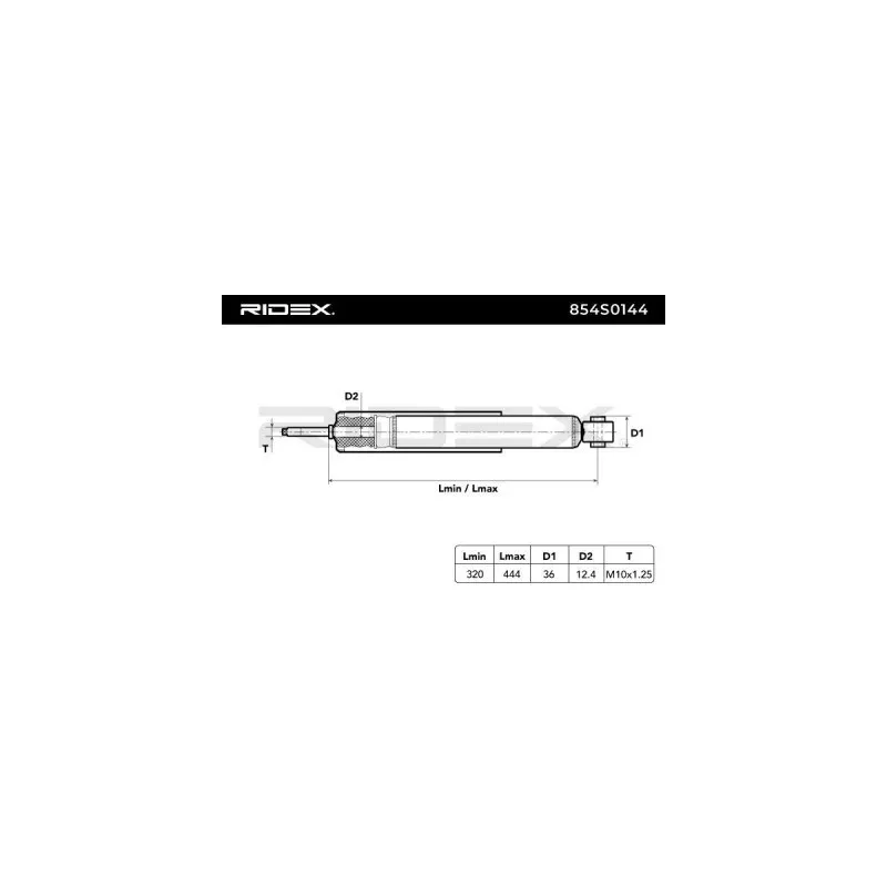 Amortisseur pour OPEL- 436180, 436305, 9201036 93176932