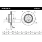 Disque de frein pour BMW, SSANGYONG- 4840121100, 4840121101 4840121102