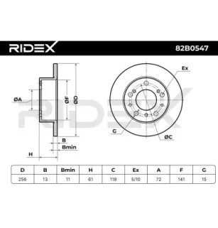 Disque de frein pour ALFA ROMEO, CITROËN, FIAT, PEUGEOT, TALBOT- 424685, 424696 7568501