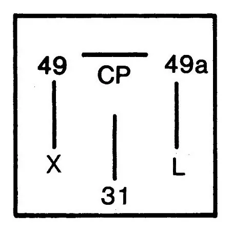 Centrale clignotante 24V Hella 4AZ 003 787-071