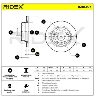 Disque de frein pour BMW- 34211155501, 34211162967 34211163138