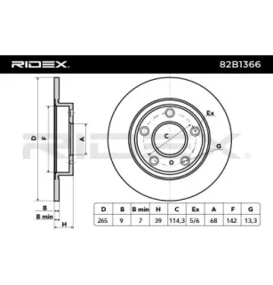 Disque de frein pour MAZDA MAZDA (CHANGAN)- BKC326251