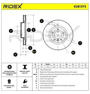 Disque de frein pour BMW- 2227172, 2227738, 34112227172 34112227738