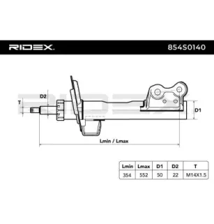 Amortisseur pour MERCEDES-BENZ- 1693200130, 1693200330, 1693200430, 1693200530, 1693200630