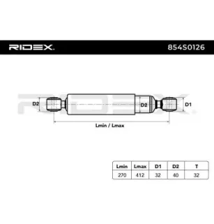 Amortisseur pour OPEL, SUBARU, SUZUKI, VAUXHALL- 4700500, 4706294, 4706667, 4707448, 9193868, 93174928, 93175673 93180232