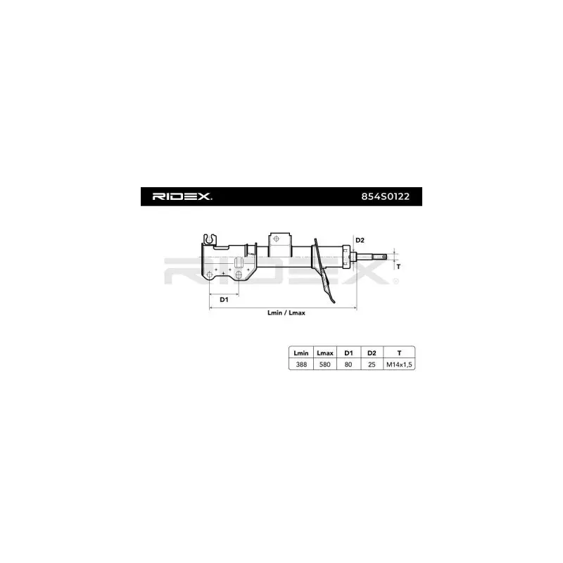 Amortisseur pour MERCEDES-BENZ- 6393201513, 6393201813, 6393201913, 6393202113, 6393202213, 6393202613