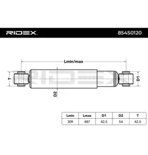 Amortisseur pour KIA- 32Q84A, 553003E022, 553003E031, 553003E060, 553003E070, 553003E020, 553003E021 553103E500