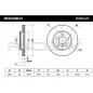 Disque de frein pour BMW, MINI- 34116799347 34116866295