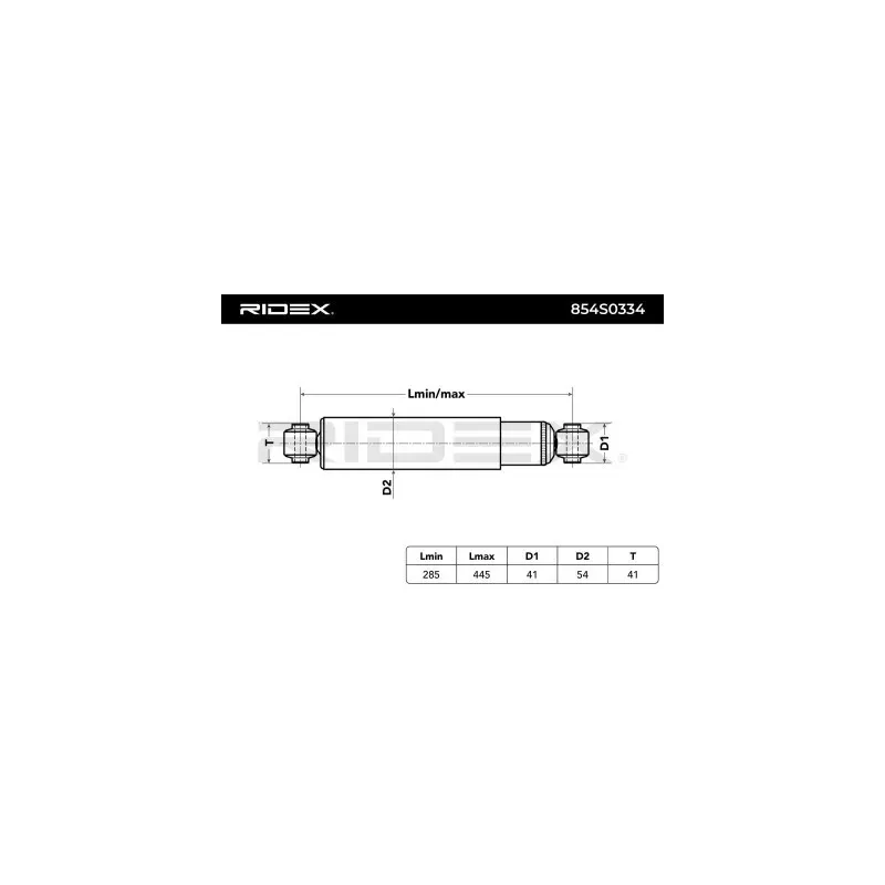 Amortisseur pour CHRYSLER- 4743129, 4743222AA, 4743686 4743686AB