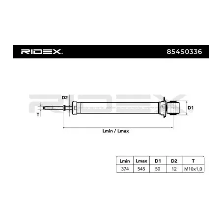 Amortisseur pour AUDI, VAG, VW- 8A5513029F, 8A5513029P 8A5513029N