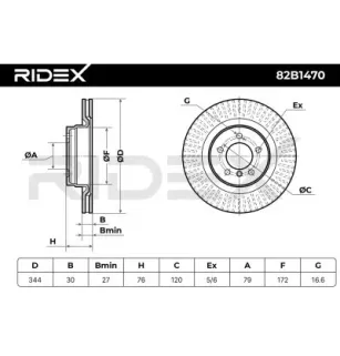 Disque de frein pour LAND ROVER- SDB000200, SDB000201, SDB500181 SDB500182