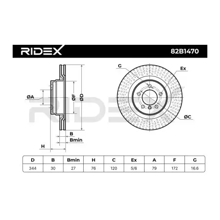 Disque de frein pour LAND ROVER- SDB000200, SDB000201, SDB500181 SDB500182