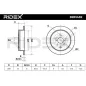 Disque de frein pour LEXUS TOYOTA- 424310E020