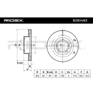 Disque de frein pour LEXUS, TOYOTA- 435120C020 4351260210