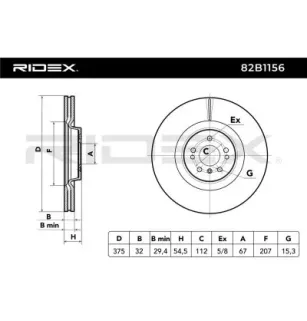 Disque de frein pour MERCEDES-BENZ- 1644210612, 1644211512, A1644210612, A1644211512