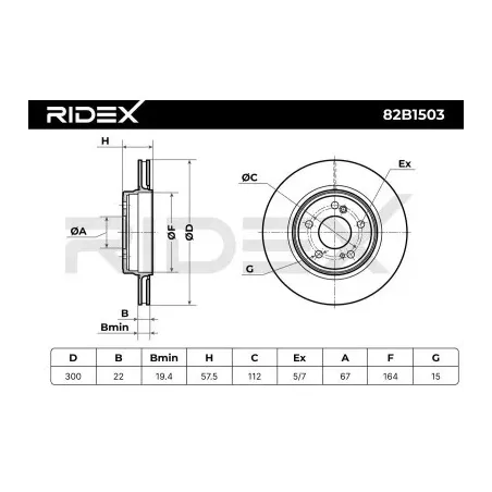 Disque de frein pour MERCEDES-BENZ- 1294230312, 129423031264, A1294230312 A129423031264