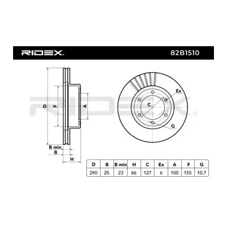 Disque de frein pour TOYOTA- 4351235200 4351235250