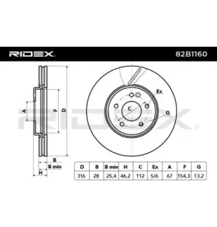 Disque de frein pour MERCEDES-BENZ- 2104211112, 2104211412, 2104211712, 210421171264, 2104212012, A2104211412