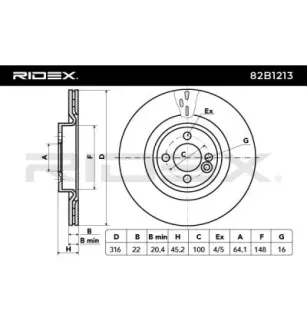 Disque de frein pour MINI- 34106784366, 34116784366, 34116855781, 34116858071