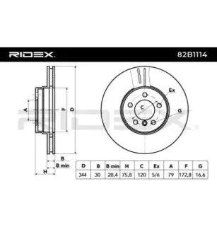 Disque de frein pour LAND ROVER- 1H4Z1027AAA, 3H4Z1027AA, SDB000200, SDB000201