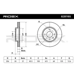Disque de frein pour CHEVROLET- 13502001