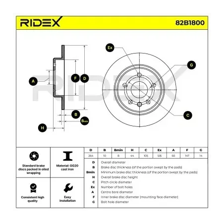 Disque de frein pour BUICK (SGM), CHEVROLET, CHEVROLET (SGM), OPEL- 13509119, 13514611 13514612