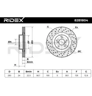 Disque de frein pour SUBARU TOYOTA- SU00300586