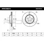 Disque de frein pour MERCEDES-BENZ- 0004230712 A0004230712