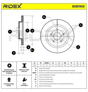 Disque de frein pour CHEVROLET (SGM) SUBARU- 26700AL010