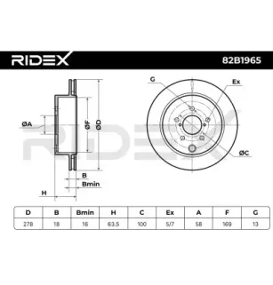 Disque de frein pour SUBARU- 26700SG000