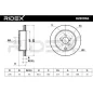 Disque de frein pour SUBARU- 26700SG000