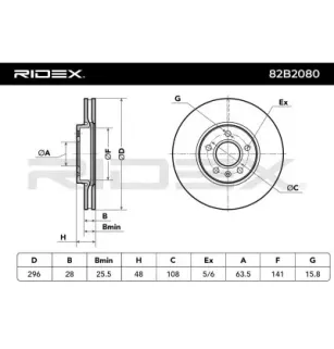 Disque de frein pour VOLVO- 31423722