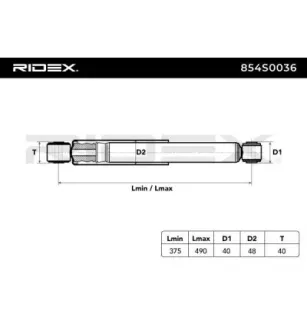 Amortisseur pour MERCEDES-BENZ- 6383260700, 6383260800, 6383261100, 6383261200, A6383260700