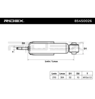 Amortisseur pour VW- 701413031A, 701413031F, 701413031G, 701413031 7D0413031C