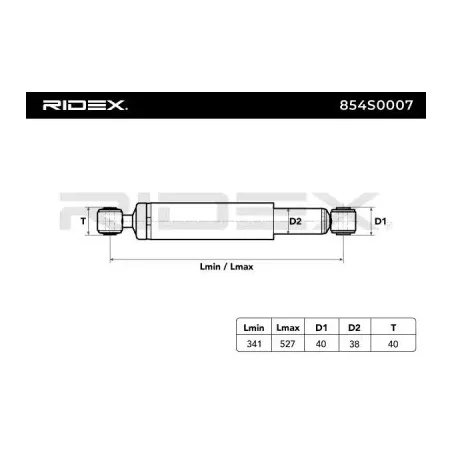 Amortisseur pour AUDI, FORD, SEAT, SKODA, VAG, VW- 7M0513031J, 7M0513031M, 7M0513031D, 7M0513031F