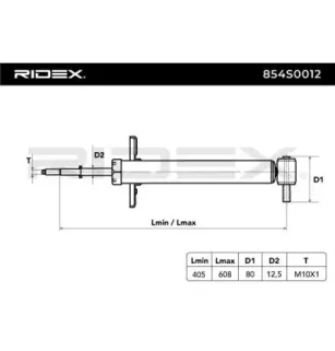 Amortisseur pour AUDI, VW- 8D0513031C, 8D0513031E 8D5513031H