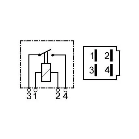 Mini relais 12 V 25 A