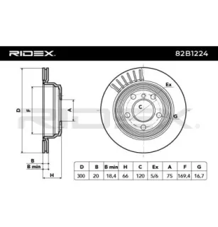 Disque de frein pour BMW- 34216792229, 34216864900, 6792229, 6864900