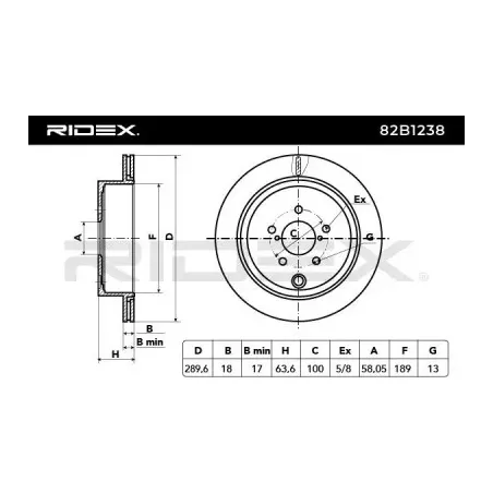 Disque de frein pour SUBARU- 26700AJ010, 26700FG020, SU00300638