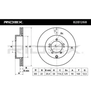 Disque de frein pour MITSUBISHI- 4615A032, MR370724, MR493994