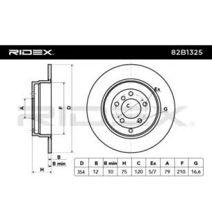 Disque de frein pour LAND ROVER- 3H4Z2A315AA SDB000211