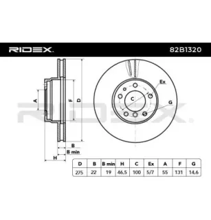 Disque de frein pour TOYOTA- 4351202240, 4351202270, 4351202300, 435120D110, 4351212710